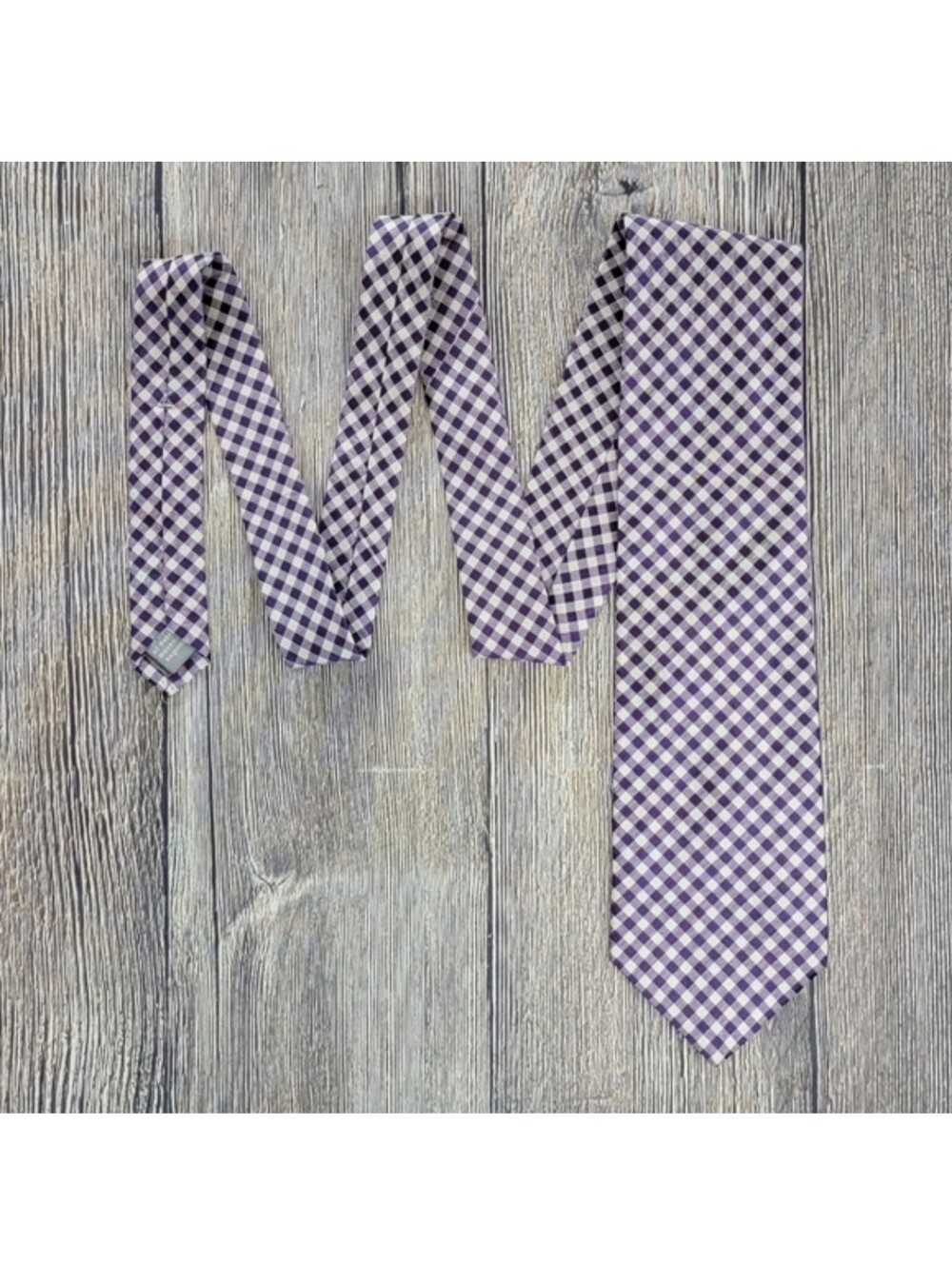 Hickey Freeman Plaid Silk Neck Tie